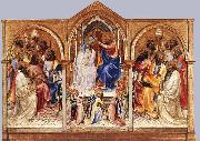 Lorenzo Monaco Coronation of the Virgin and Adoring Saints France oil painting artist